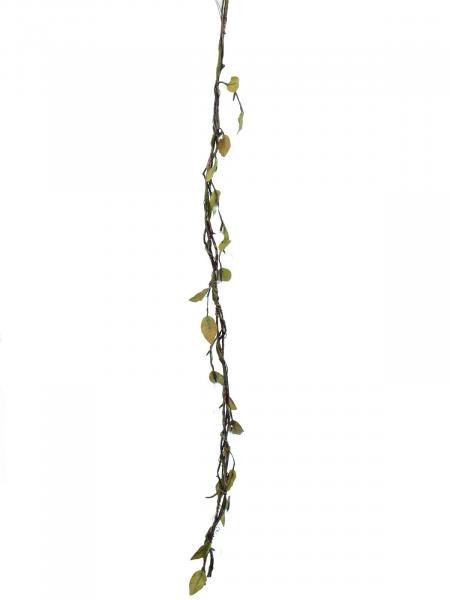 EUROPALMS Torfmyrte-Ranke, mit LEDs, weiß, 180cm