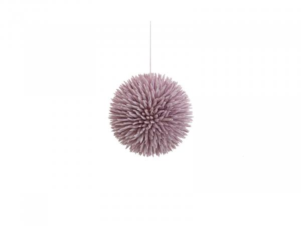 EUROPALMS Sukkulenten Kugel (EVA), Kunstpflanze, rosa, 16cm