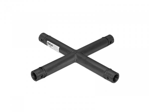 ALUTRUSS SINGLELOCK SPAC-S41 4-Wege-Kreuzstück 90° sw