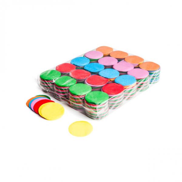 Magic FX Papier Konfetti rund 55x55mm, multicolor, 1kg