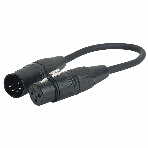 DAP FLA36 - XLR 5P male to XLR 3P female